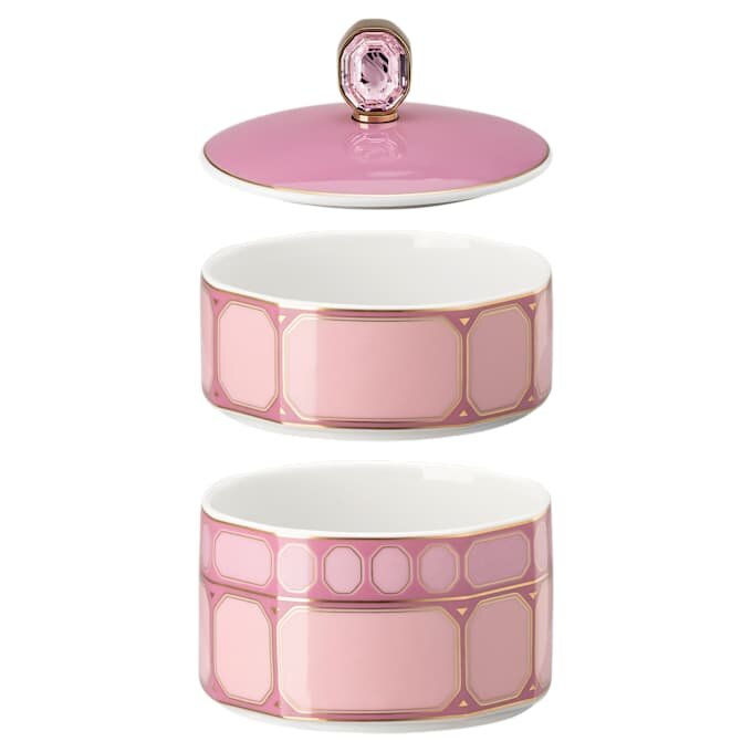 Signum-Schachtel aus Porzellan, klein, rosa Signum-Schachtel aus Porzellan, klein, rosa