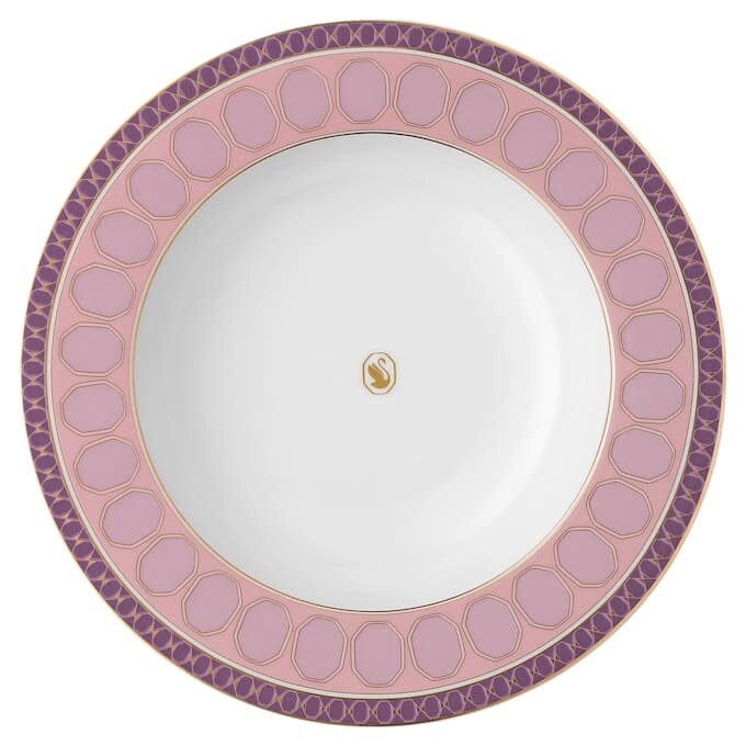 Signum Suppenteller aus Porzellan, rosa Signum Suppenteller aus Porzellan, rosa