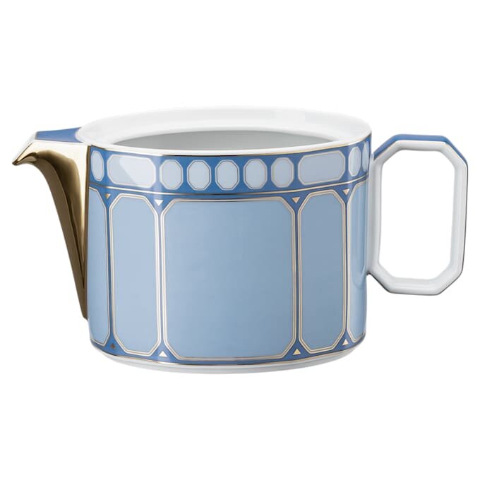 Signum-Teekanne aus Porzellan, klein, blau Signum-Teekanne aus Porzellan, klein, blau