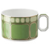 Signum Teetasse mit Untertasse aus Porzellan, grün Signum Teetasse mit Untertasse aus Porzellan, grün