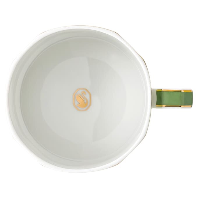 Signum Teetasse mit Untertasse aus Porzellan, grün Signum Teetasse mit Untertasse aus Porzellan, grün