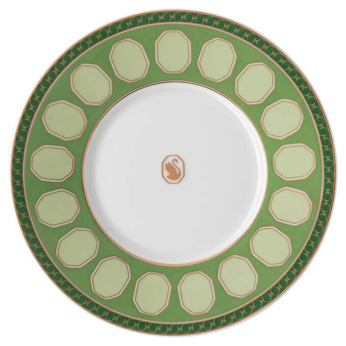 Signum Teetasse mit Untertasse aus Porzellan, grün Signum Teetasse mit Untertasse aus Porzellan, grün