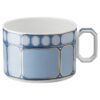 Signum Teetasse mit Untertasse aus Porzellan, blau Signum Teetasse mit Untertasse aus Porzellan, blau
