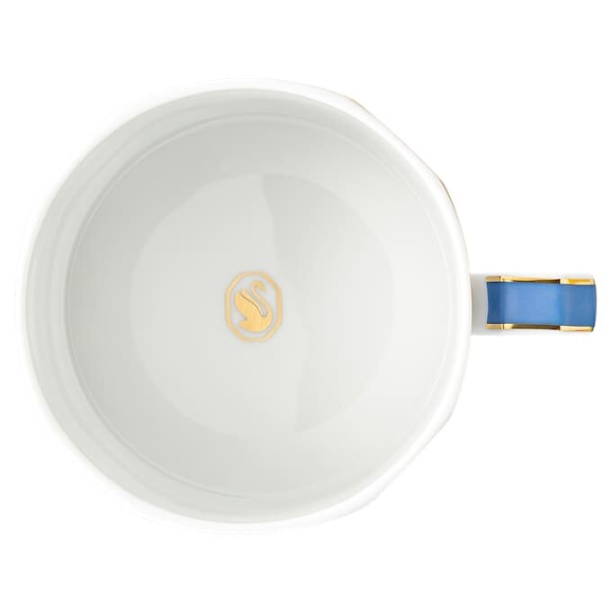 Signum Teetasse mit Untertasse aus Porzellan, blau Signum Teetasse mit Untertasse aus Porzellan, blau