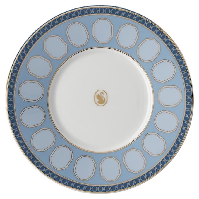 Signum Teetasse mit Untertasse aus Porzellan, blau Signum Teetasse mit Untertasse aus Porzellan, blau