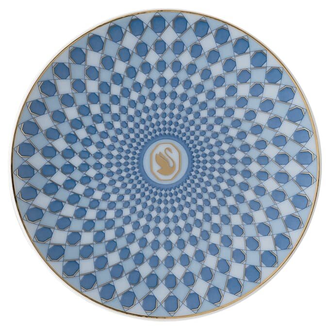 Signum-Teller aus Porzellan, klein, blau Signum-Teller aus Porzellan, klein, blau