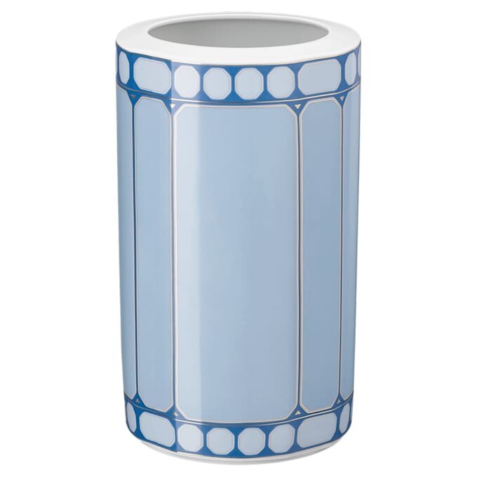 Signum-Vase aus Porzellan, blau Signum-Vase aus Porzellan, blau