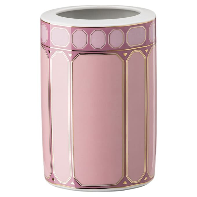 Signum-Vase aus Porzellan, mittelgross, rosa Signum-Vase aus Porzellan, mittelgross, rosa