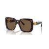 Sonnenbrille, übergross, quadratische Form, SK6001, braun