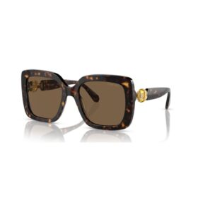 Sonnenbrille, übergross, quadratische Form, SK6001, braun