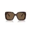 Sonnenbrille, übergross, quadratische Form, SK6001, braun