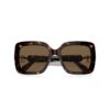 Sonnenbrille, übergross, quadratische Form, SK6001, braun