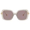 Sonnenbrille, übergross, quadratische Form, Sk6011, lila Sonnenbrille, übergross, quadratische Form, Sk6011, lila