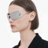 Sonnenbrille im Maskenstil, Swan, Sk7020, silberfarben Sonnenbrille im Maskenstil, Swan, Sk7020, silberfarben