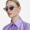 Sonnenbrille in Cat-Eye-Form, lila Sonnenbrille in Cat-Eye-Form, lila