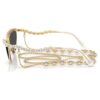 Sonnenbrille in Cat-Eye-Form, mit Kette, grau Sonnenbrille in Cat-Eye-Form, mit Kette, grau