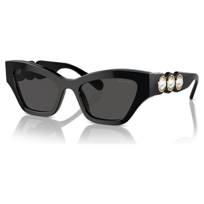 Sonnenbrille in Cat-Eye-Form, schwarz Sonnenbrille in Cat-Eye-Form, schwarz