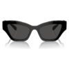 Sonnenbrille in Cat-Eye-Form, schwarz Sonnenbrille in Cat-Eye-Form, schwarz