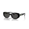Sonnenbrille in Cat-Eye-Form, Sk6002, Schwarz