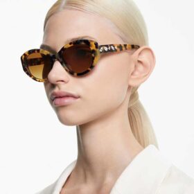 Sonnenbrille in Cat-Eye-Form, Sk6008, Braun