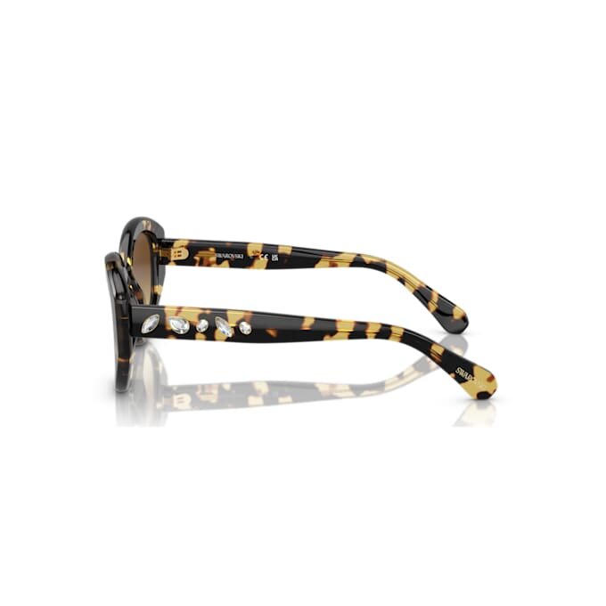 Sonnenbrille in Cat-Eye-Form, Sk6008, Braun Sonnenbrille in Cat-Eye-Form, Sk6008, Braun