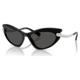 Sonnenbrille in Cat-Eye-Form, Sk6038, Schwarz