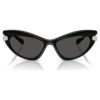 Sonnenbrille in Cat-Eye-Form, Sk6038, Schwarz Sonnenbrille in Cat-Eye-Form, Sk6038, Schwarz