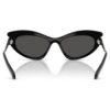 Sonnenbrille in Cat-Eye-Form, Sk6038, Schwarz Sonnenbrille in Cat-Eye-Form, Sk6038, Schwarz