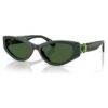 Sonnenbrille in Cat-Eye-Form, Sk6045, grün Sonnenbrille in Cat-Eye-Form, Sk6045, grün