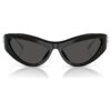 Sonnenbrille in Cat-Eye-Form, SK6046, Schwarz Sonnenbrille in Cat-Eye-Form, SK6046, Schwarz