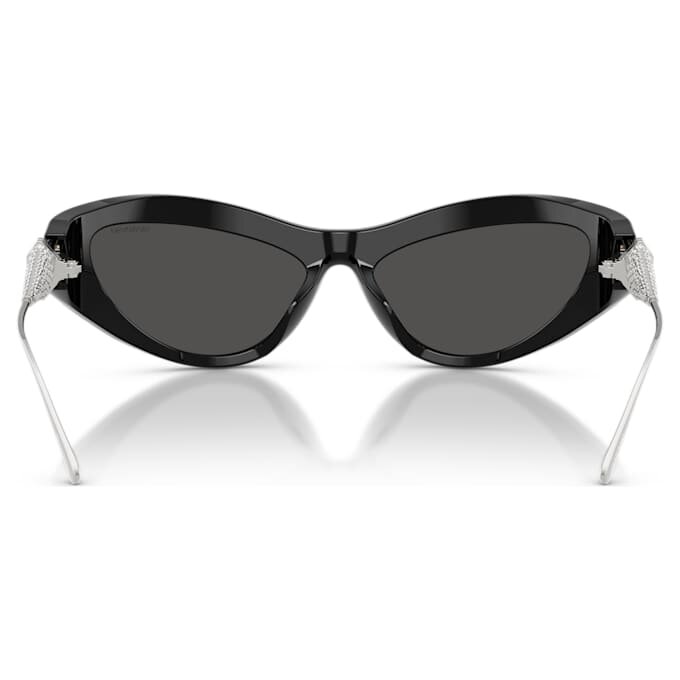 Sonnenbrille in Cat-Eye-Form, SK6046, Schwarz Sonnenbrille in Cat-Eye-Form, SK6046, Schwarz