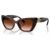 Sonnenbrille in Cat-Eye-Form, Sk6047, Dunkelbraun Sonnenbrille in Cat-Eye-Form, Sk6047, Dunkelbraun