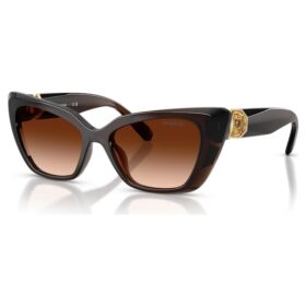 Sonnenbrille in Cat-Eye-Form, Sk6047, Dunkelbraun