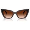 Sonnenbrille in Cat-Eye-Form, Sk6047, Dunkelbraun Sonnenbrille in Cat-Eye-Form, Sk6047, Dunkelbraun