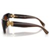 Sonnenbrille in Cat-Eye-Form, Sk6047, Dunkelbraun Sonnenbrille in Cat-Eye-Form, Sk6047, Dunkelbraun