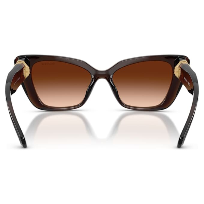 Sonnenbrille in Cat-Eye-Form, Sk6047, Dunkelbraun Sonnenbrille in Cat-Eye-Form, Sk6047, Dunkelbraun