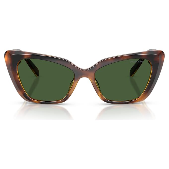 Sonnenbrille in Cat-Eye-Form, Sk6047, hellbraun Sonnenbrille in Cat-Eye-Form, Sk6047, hellbraun