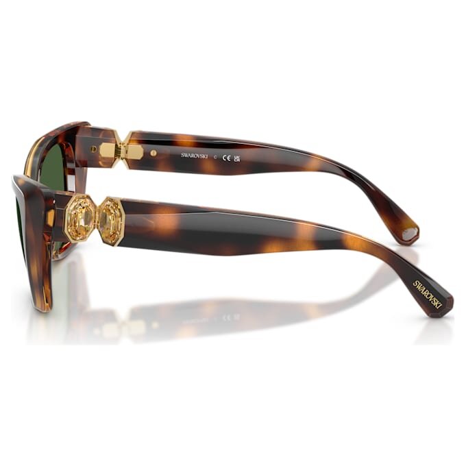 Sonnenbrille in Cat-Eye-Form, Sk6047, hellbraun Sonnenbrille in Cat-Eye-Form, Sk6047, hellbraun