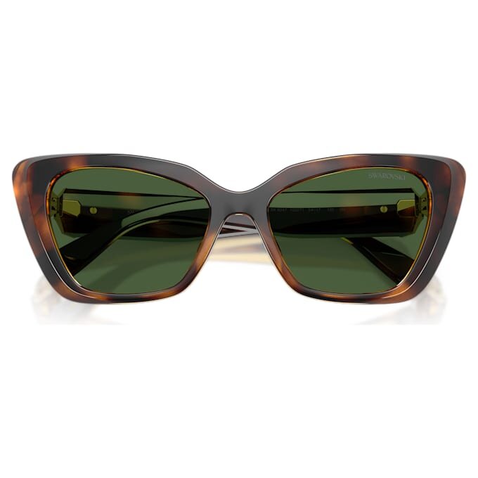 Sonnenbrille in Cat-Eye-Form, Sk6047, hellbraun Sonnenbrille in Cat-Eye-Form, Sk6047, hellbraun