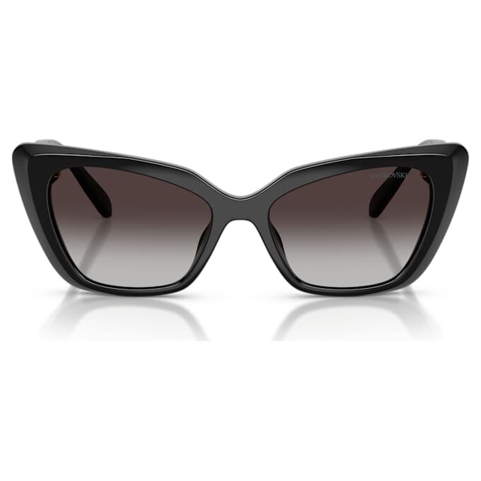 Sonnenbrille in Cat-Eye-Form, Sk6047, Schwarz Sonnenbrille in Cat-Eye-Form, Sk6047, Schwarz