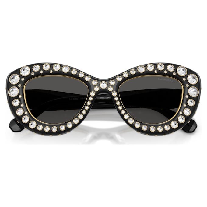 Sonnenbrille in Cat-Eye-Form, Sk6060, silberfarben Sonnenbrille in Cat-Eye-Form, Sk6060, silberfarben