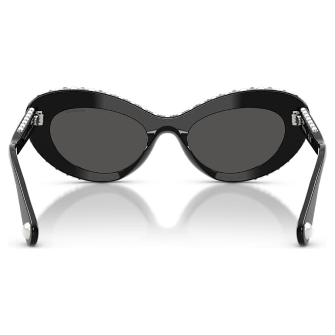 Sonnenbrille in Cat-Eye-Form, Sk6061U, Schwarz Sonnenbrille in Cat-Eye-Form, Sk6061U, Schwarz