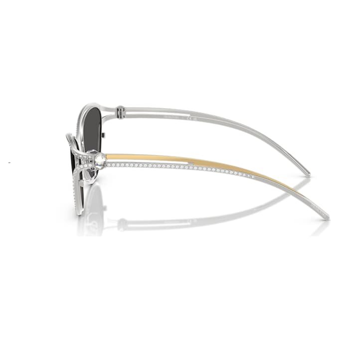 Sonnenbrille in Cat-Eye-Form, Sk7025, silberfarben Sonnenbrille in Cat-Eye-Form, Sk7025, silberfarben