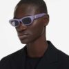 Sonnenbrille in Kissenform, lila Sonnenbrille in Kissenform, lila