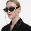 Sonnenbrille in Kissenform, schwarz Sonnenbrille in Kissenform, schwarz