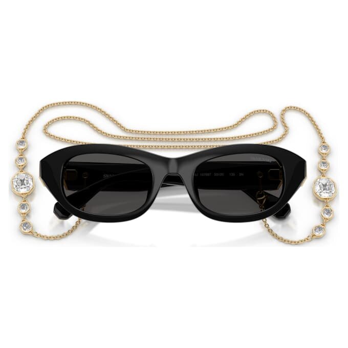 Sonnenbrille in Kissenform, schwarz Sonnenbrille in Kissenform, schwarz
