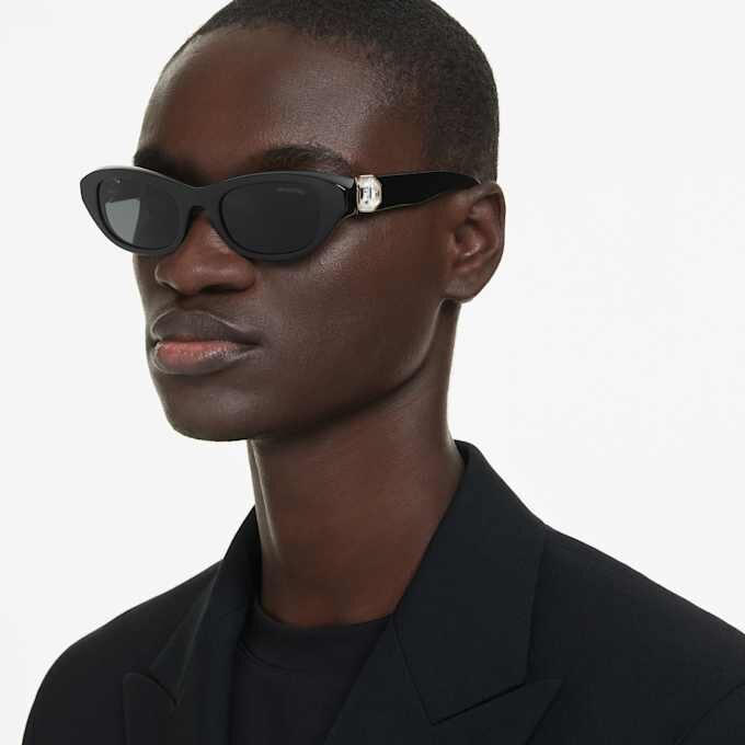 Sonnenbrille in Kissenform, schwarz Sonnenbrille in Kissenform, schwarz