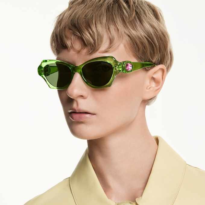 Sonnenbrille in Kissenform, Sk6050, Grün Sonnenbrille in Kissenform, Sk6050, Grün
