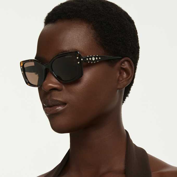 Sonnenbrille in Kissenform, Sk6058U, braun Sonnenbrille in Kissenform, Sk6058U, braun