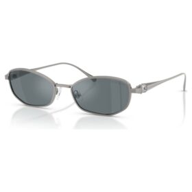 Sonnenbrille in Kissenform, Sk7042, silberfarben